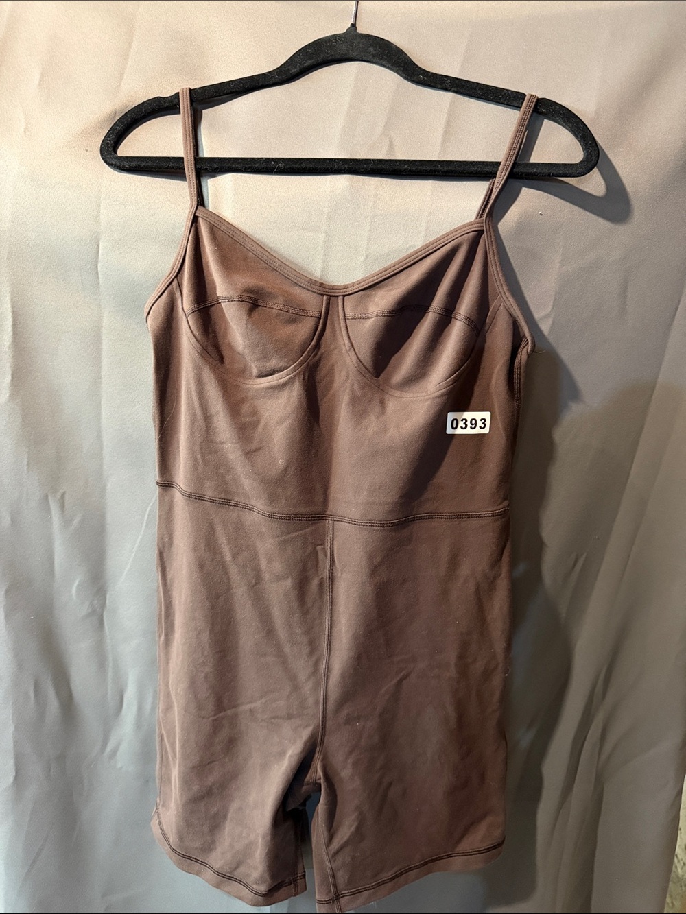 Wilfred Chocolate Brown Shaping Romper Bodysuit